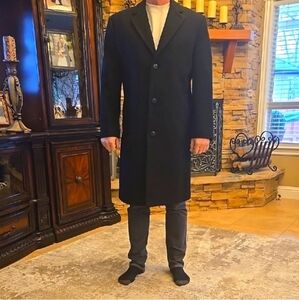 London Fog Men's Black Coat Size L